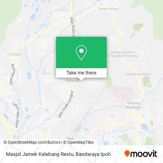 Masjid Jamek Kelebang Restu map