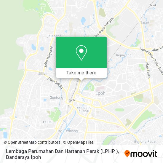 Peta Lembaga Perumahan Dan Hartanah Perak (LPHP )