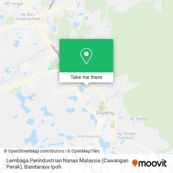 Lembaga Perindustrian Nanas Malaysia (Cawangan Perak) map