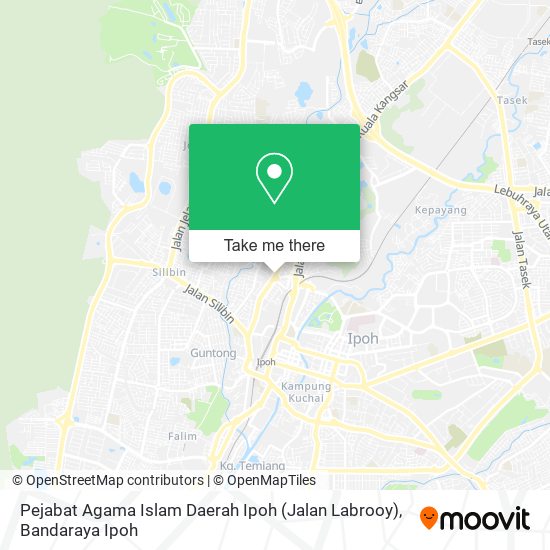 Pejabat Agama Islam Daerah Ipoh (Jalan Labrooy) map