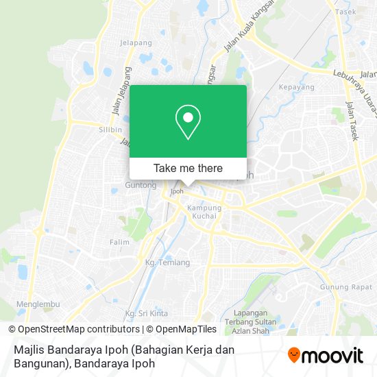 Peta Majlis Bandaraya Ipoh (Bahagian Kerja dan Bangunan)