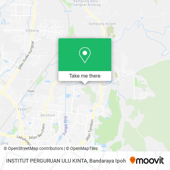 Peta INSTITUT PERGURUAN ULU KINTA