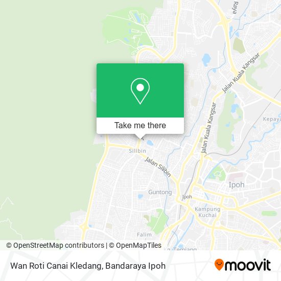 Wan Roti Canai Kledang map