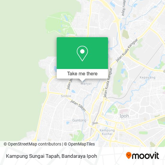 Kampung Sungai Tapah map