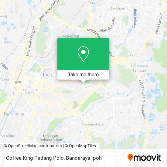 Coffee King Padang Polo map