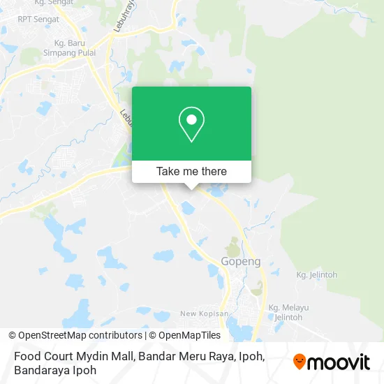 Food Court Mydin Mall, Bandar Meru Raya, Ipoh map