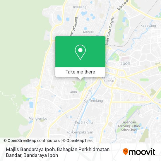 Peta Majlis Bandaraya Ipoh, Bahagian Perkhidmatan Bandar