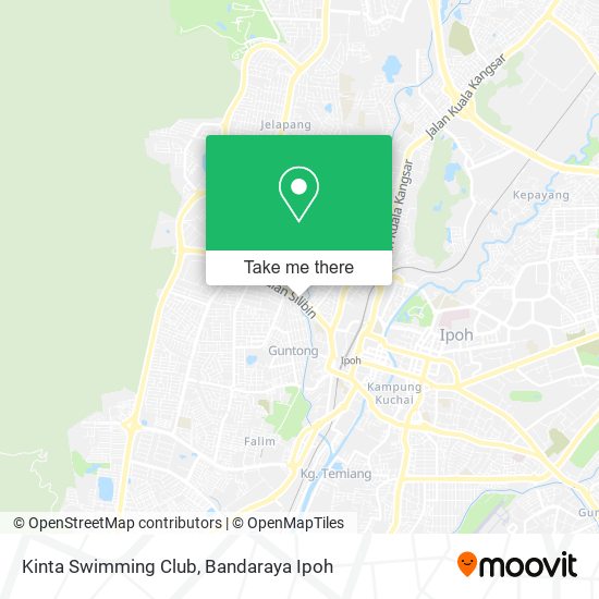 Kinta Swimming Club map