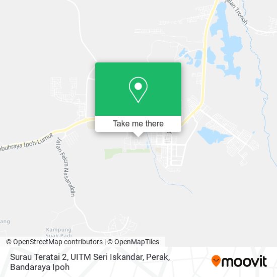 Surau Teratai 2, UITM Seri Iskandar, Perak map