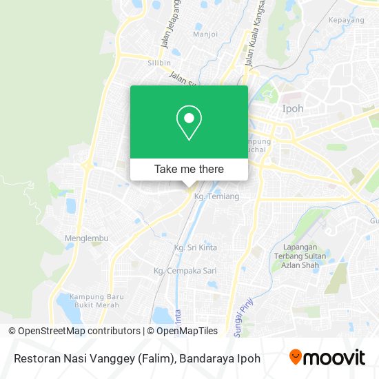 Peta Restoran Nasi Vanggey (Falim)