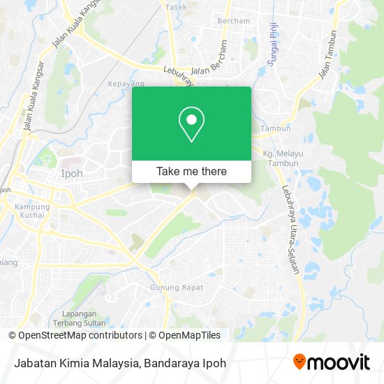 Jabatan Kimia Malaysia map