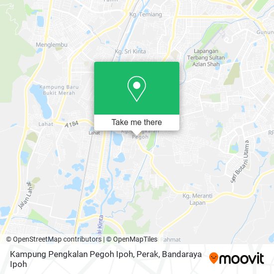 Kampung Pengkalan Pegoh Ipoh, Perak map