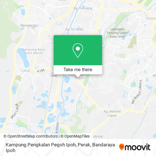 Peta Kampung Pengkalan Pegoh Ipoh, Perak