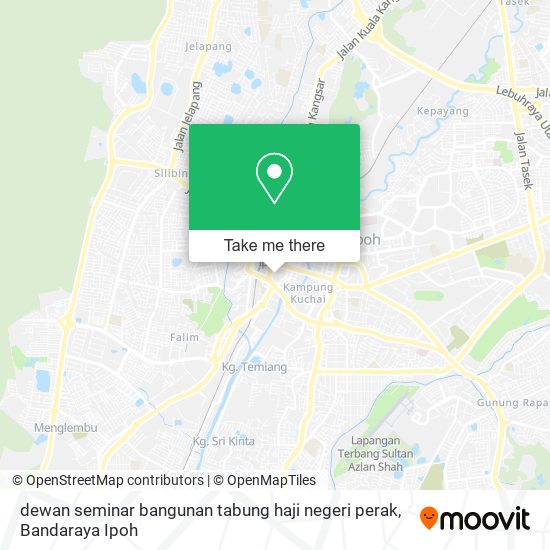 dewan seminar bangunan tabung haji negeri perak map