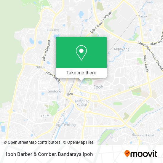 Ipoh Barber & Comber map