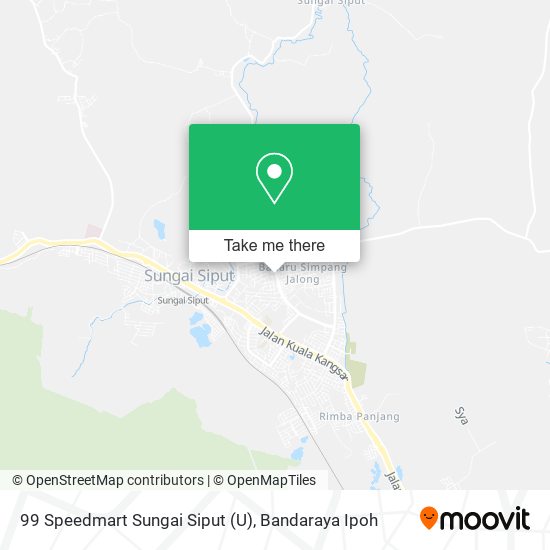 99 Speedmart Sungai Siput (U) map