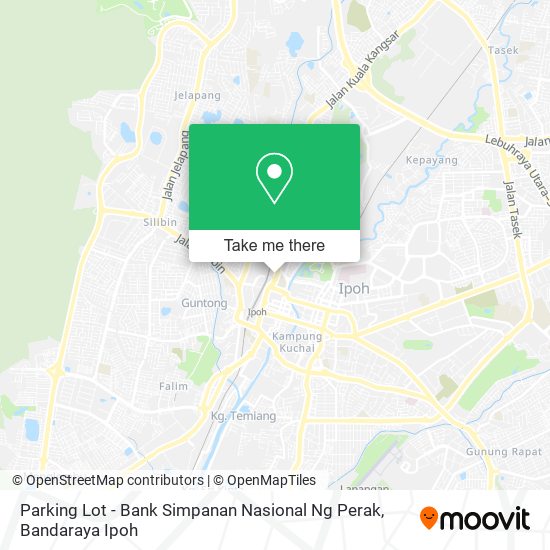 Parking Lot - Bank Simpanan Nasional Ng Perak map