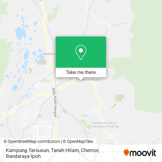 Kampung Tersusun, Tanah Hitam, Chemor map