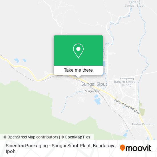 Peta Scientex Packaging - Sungai Siput Plant