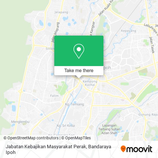 Peta Jabatan Kebajikan Masyarakat Perak