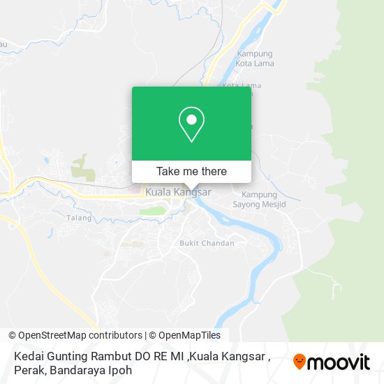 Kedai Gunting Rambut DO RE MI ,Kuala Kangsar , Perak map