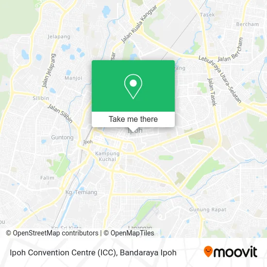Ipoh Convention Centre (ICC) map