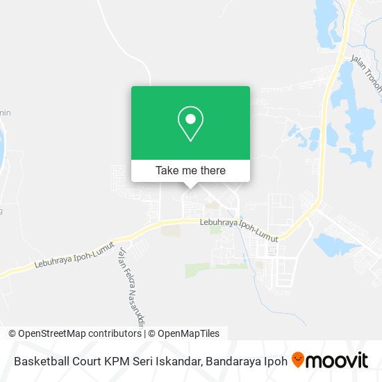 Basketball Court KPM Seri Iskandar map