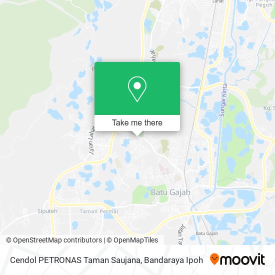 Peta Cendol PETRONAS Taman Saujana