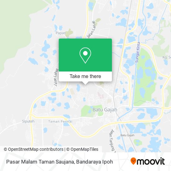 Pasar Malam Taman Saujana map
