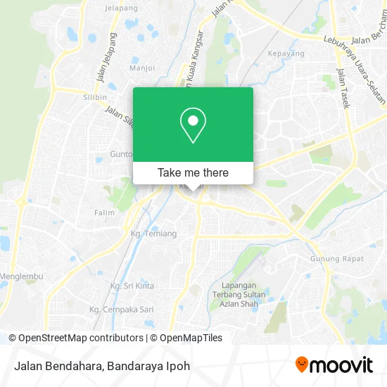 Jalan Bendahara map