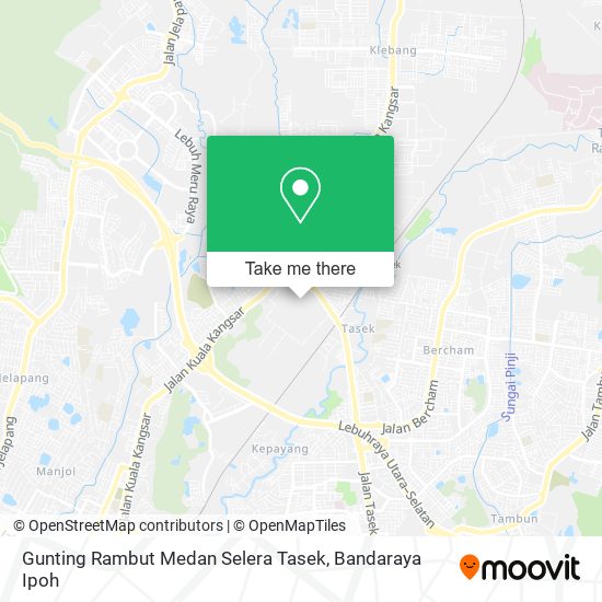 Peta Gunting Rambut Medan Selera Tasek