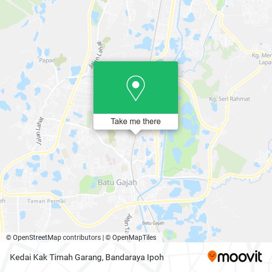 Kedai Kak Timah Garang map