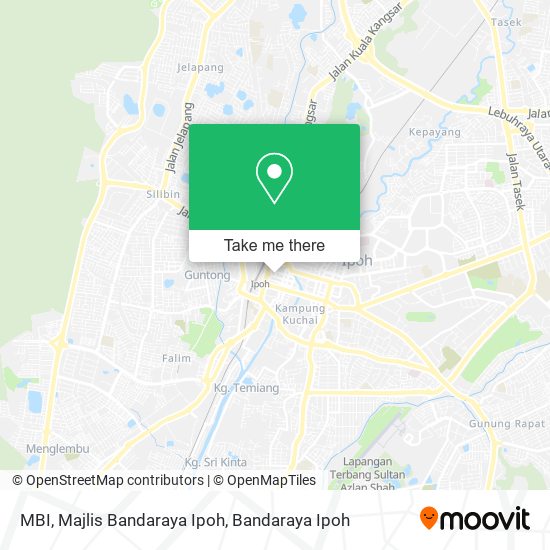 MBI, Majlis Bandaraya Ipoh map