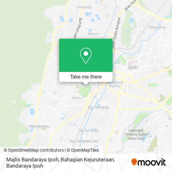 Majlis Bandaraya Ipoh, Bahagian Kejuruteraan map
