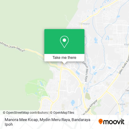 Manora Mee Kicap, Mydin Meru Raya map