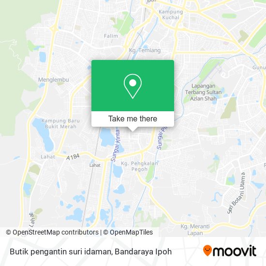 Peta Butik pengantin suri idaman