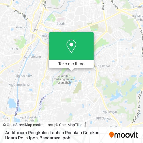 Auditorium Pangkalan Latihan Pasukan Gerakan Udara Polis Ipoh map