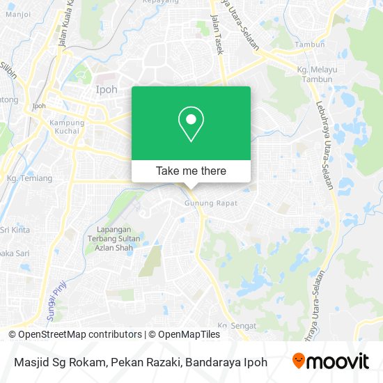 Masjid Sg Rokam, Pekan Razaki map