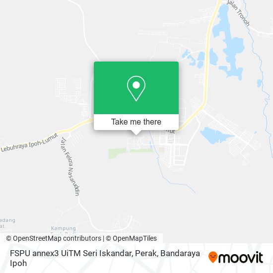 Peta FSPU annex3 UiTM Seri Iskandar, Perak