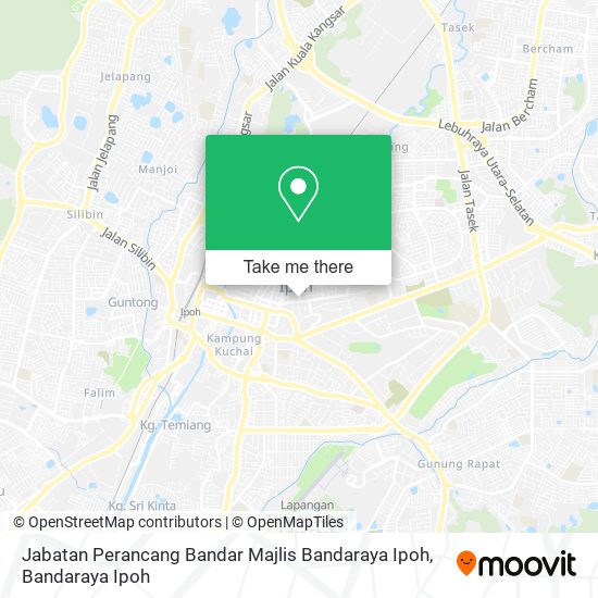 Peta Jabatan Perancang Bandar Majlis Bandaraya Ipoh