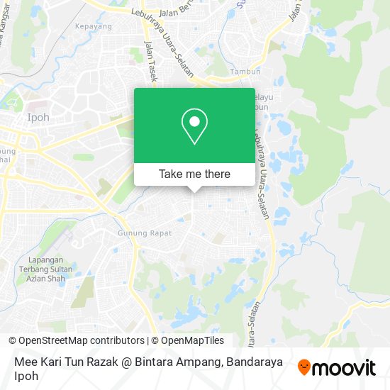 Peta Mee Kari Tun Razak @ Bintara Ampang
