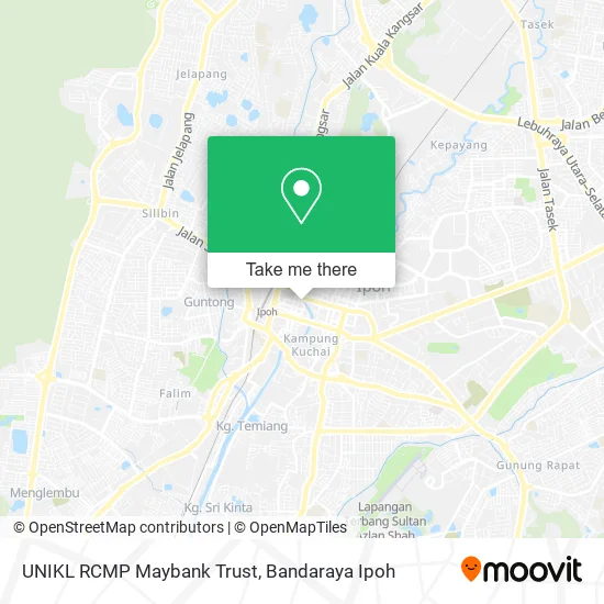 UNIKL RCMP Maybank Trust map
