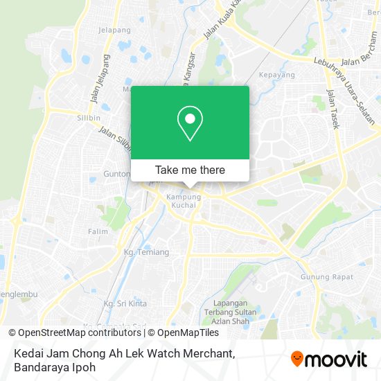 Kedai Jam Chong Ah Lek Watch Merchant map