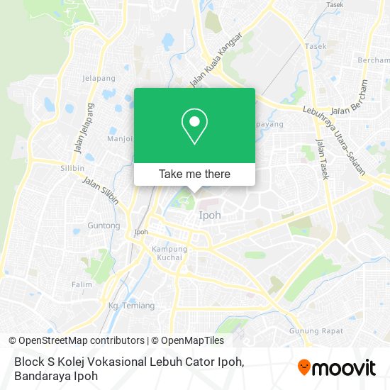 Peta Block S Kolej Vokasional Lebuh Cator Ipoh
