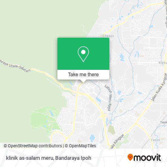 Peta klinik as-salam meru