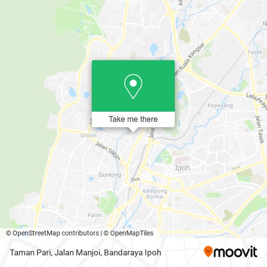 Peta Taman Pari, Jalan Manjoi