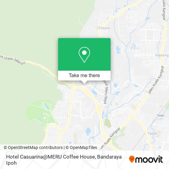 Peta Hotel Casuarina@MERU Coffee House