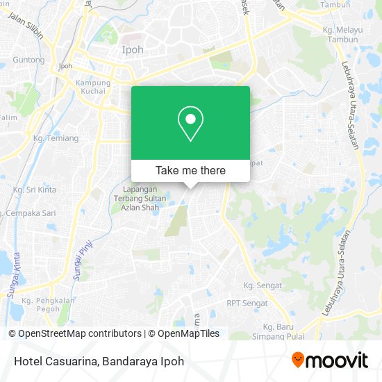 Peta Hotel Casuarina