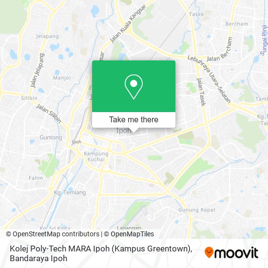 Kolej Poly-Tech MARA Ipoh (Kampus Greentown) map