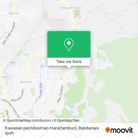 Kawasan perindustrian mara(tambun) map